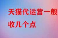 天貓代運(yùn)營一般收幾個點(diǎn)？有哪些運(yùn)營模式？