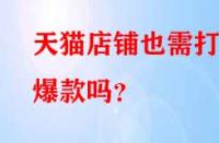 天貓店鋪也需打造爆款嗎？