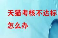 天貓考核不達(dá)標(biāo)怎么辦？有沒(méi)有補(bǔ)救的辦法？